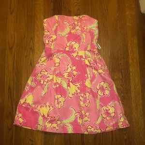 Lilly Pulitzer Dress Size 2. Floral Pink